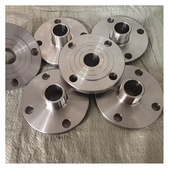 ANSI B16.5 ASME B16.5 Titanium Threaded Reducing Flange Th Pipe Flange